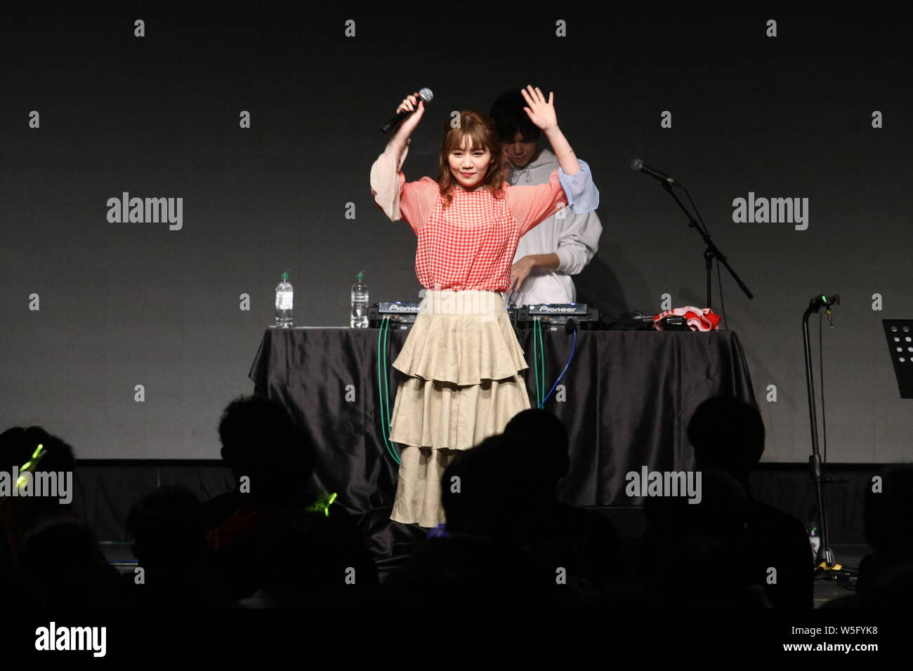 Japanese singer-songwriter Maco performs during the 
