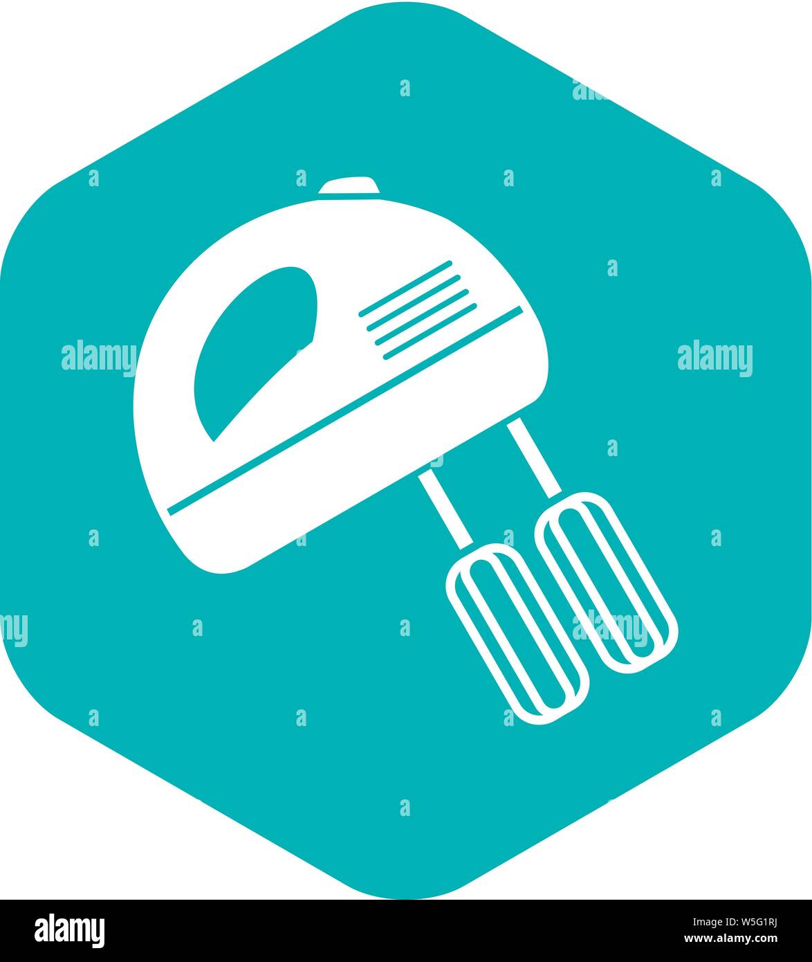 Electric mixer icon, simple style Stock Vector Image & Art Alamy