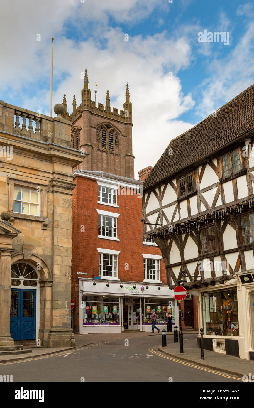 Ludlow shropshire high street hires stock photography and images Alamy