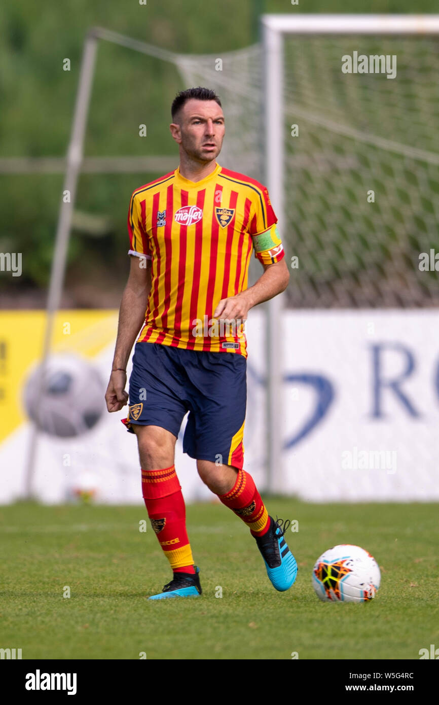 Fabio Lucioni (Lecce) during the during the pre-season friendly match  between Lecce 6-0 Virtus, image size:866x1390