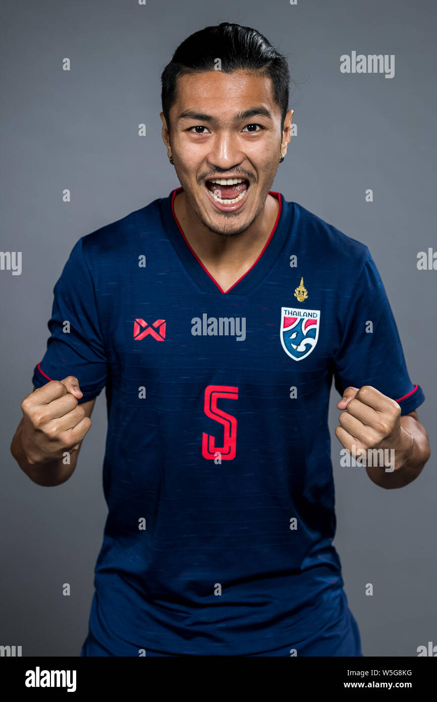 Portrait of Adisorn Promrak of Thailand national men's football team