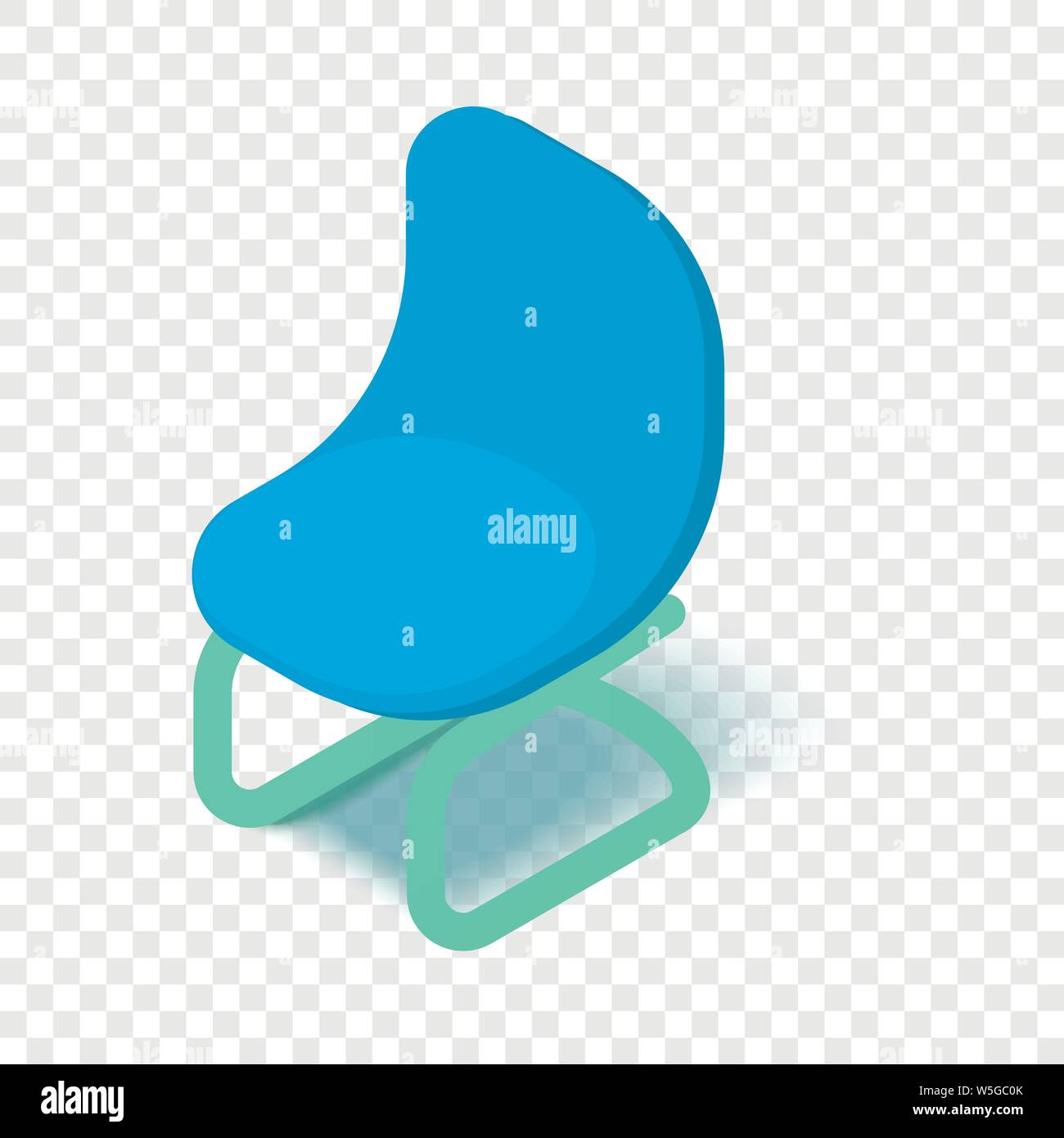 Chair icon, isometric 3d style Stock Vector Image & Art - Alamy