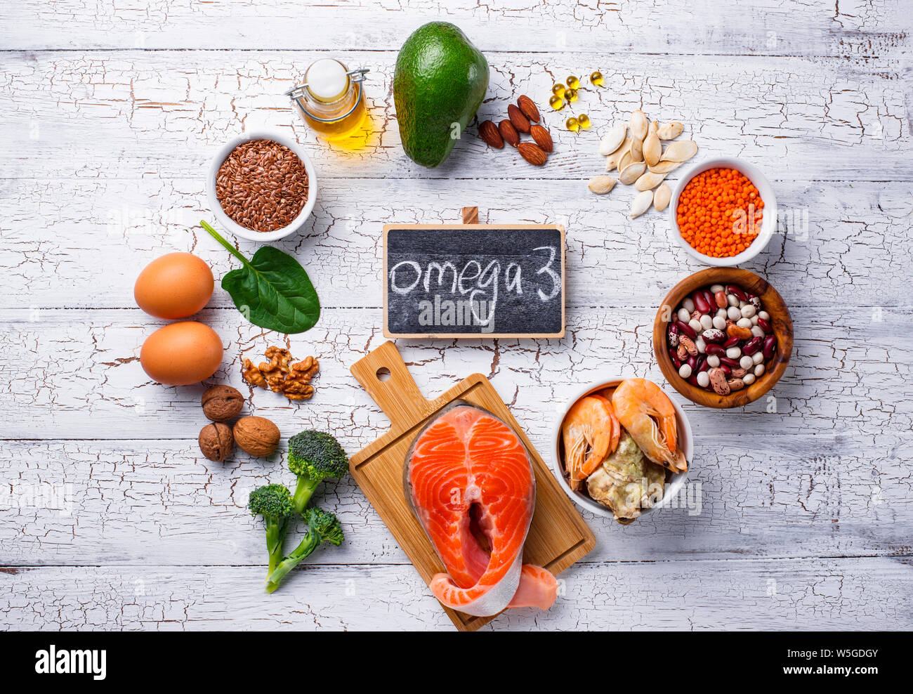 Products sources of Omega3 acids Stock Photo Alamy
