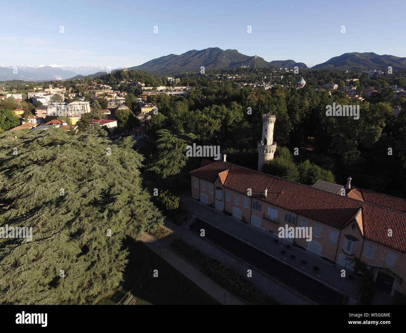 Italy, Lombardy, Varese, Villa Mirabello palace Stock Photo