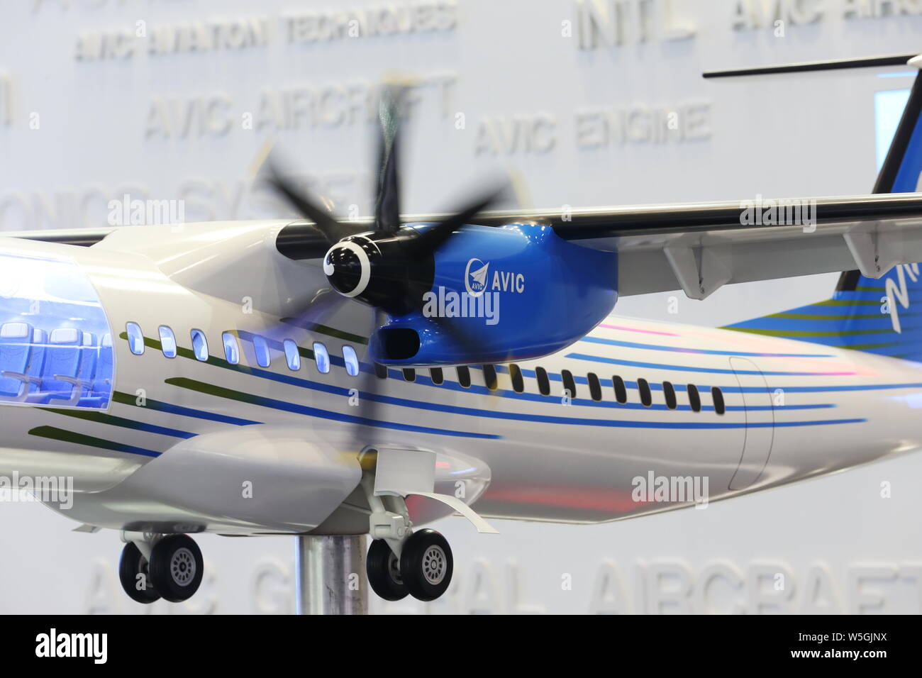 --FILE--A model of the Xinzhou-700 (Modern Ark 700 or MA700) turboprop ...