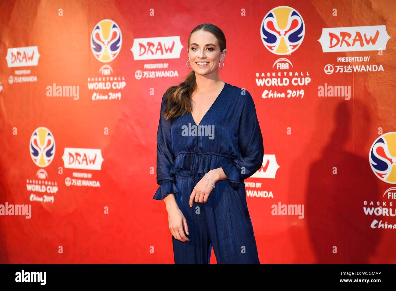 Popular NBA 2KTV host Rachel DeMita poses as she arrives on the red ...