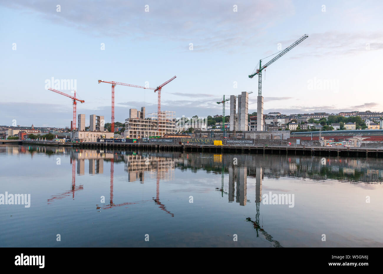Cork City, Cork, Ireland. 29th July, 2019. A bright dry morning over