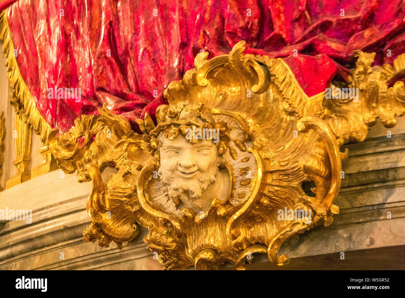 MUNICH GERMANY - December 30, 2016: Inside famous Munich Residence ...