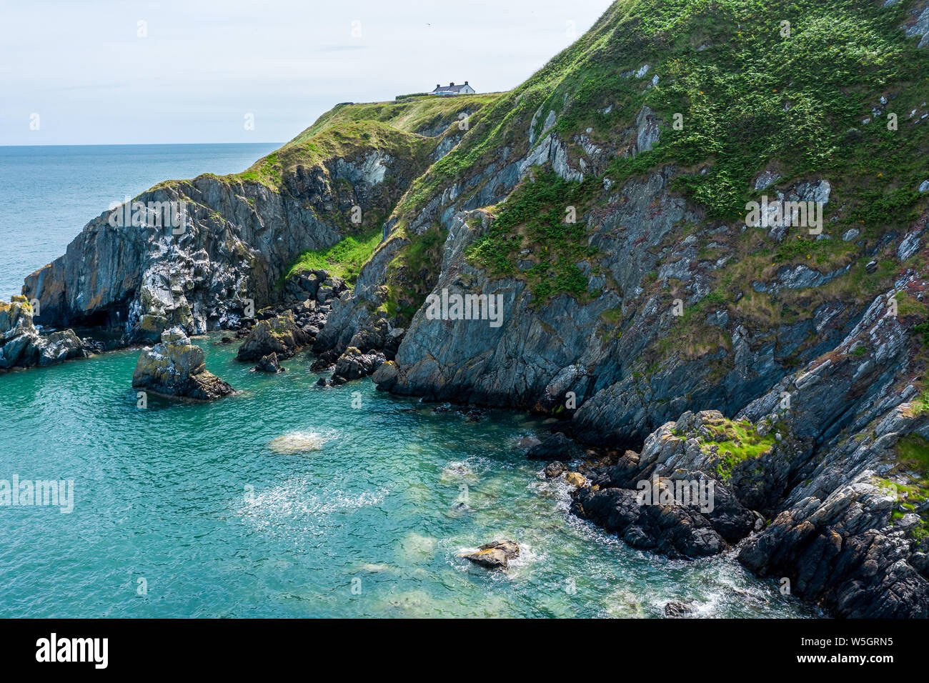 Aerial View Howth cliffs , Dublin Stock Photo - Alamy