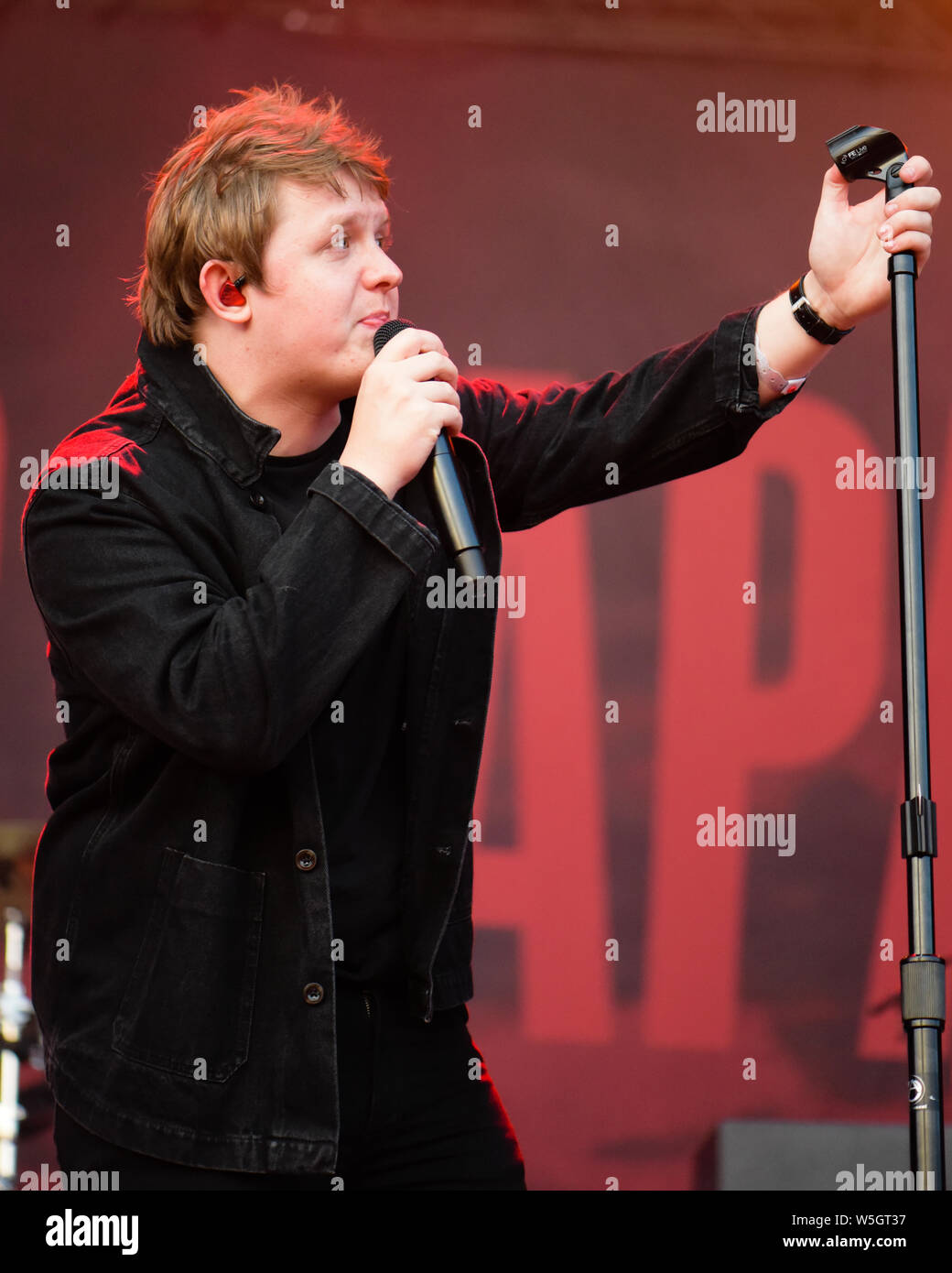 Lewis Capaldi - Camp Bestival 2019 Stock Photo - Alamy