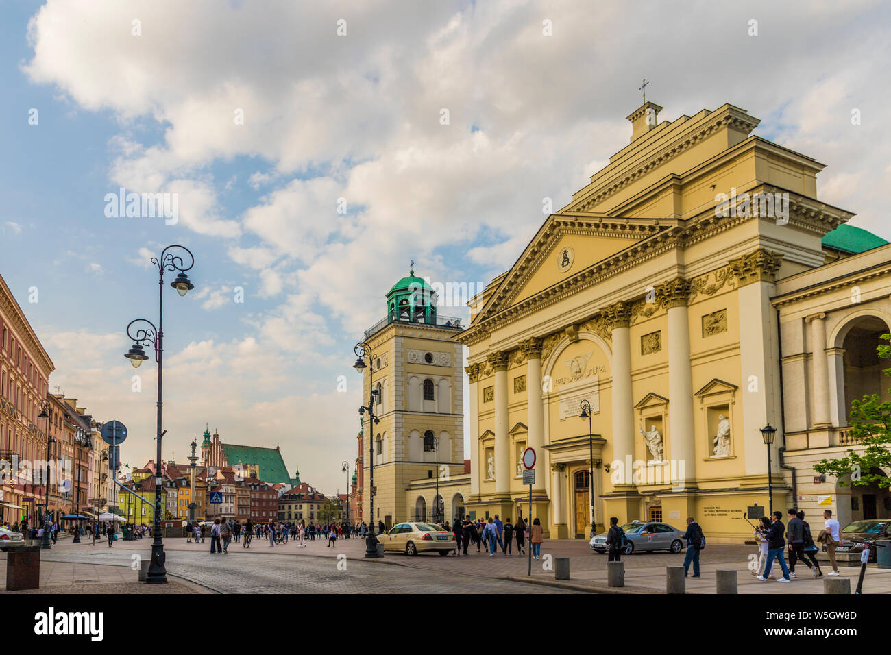 St. Anne's Church in the Old Town, UNESCO World Heritage Site, Warsaw, Poland, Europe Stock Photo