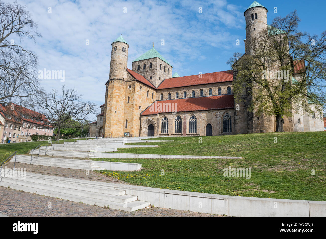 St michael's church hildesheim hi-res stock photography and images - Alamy