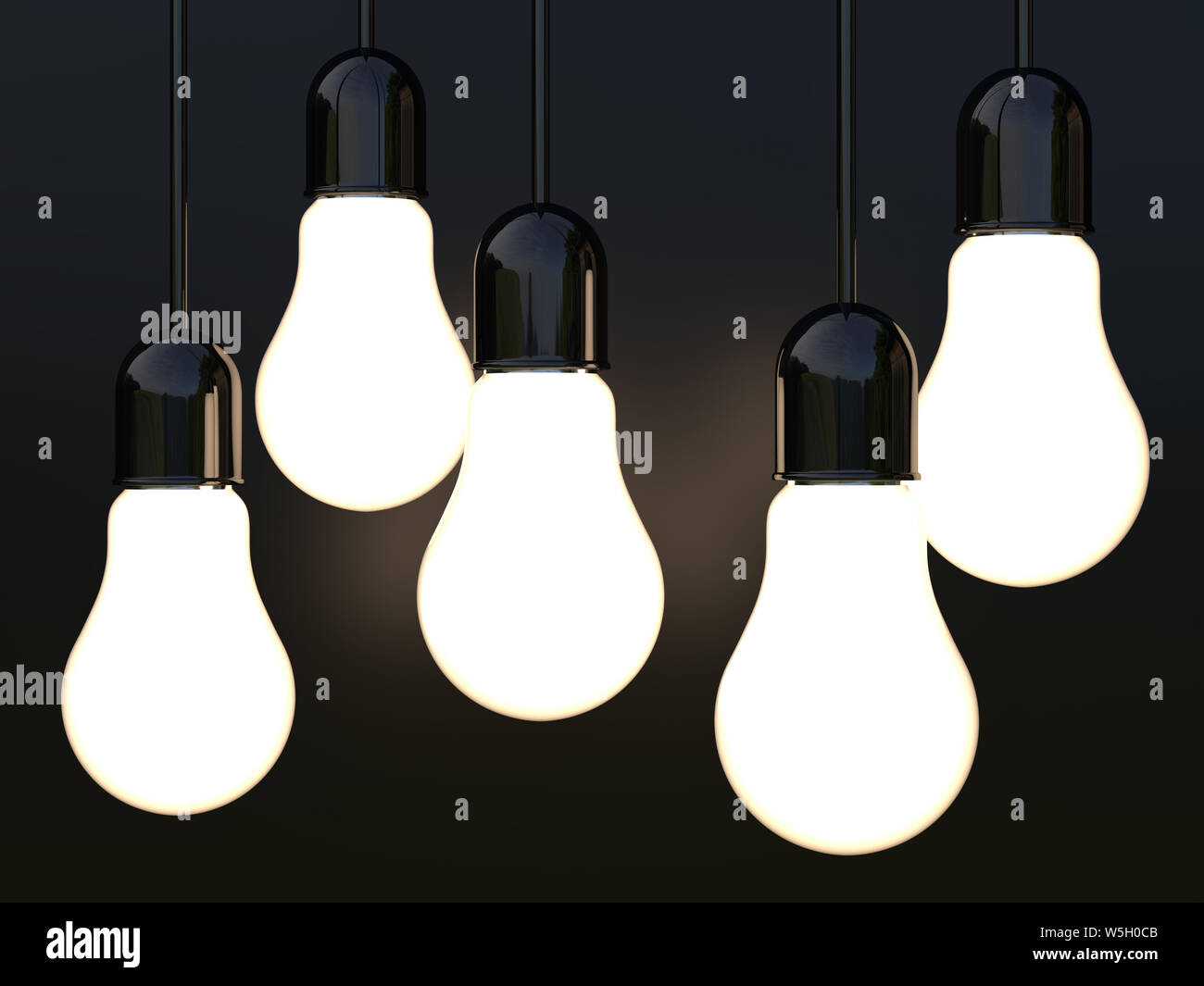 Incandescent light bulbs glowing hi-res stock photography and images ...