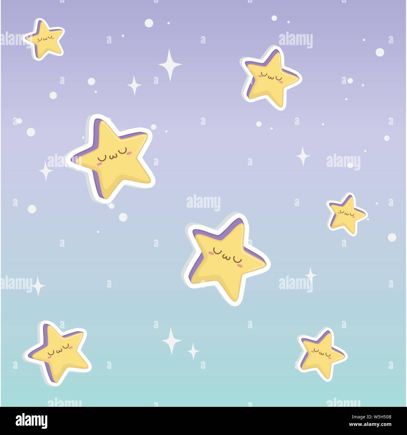 Background design, Kawaii expression cute character funny and emoticon ...