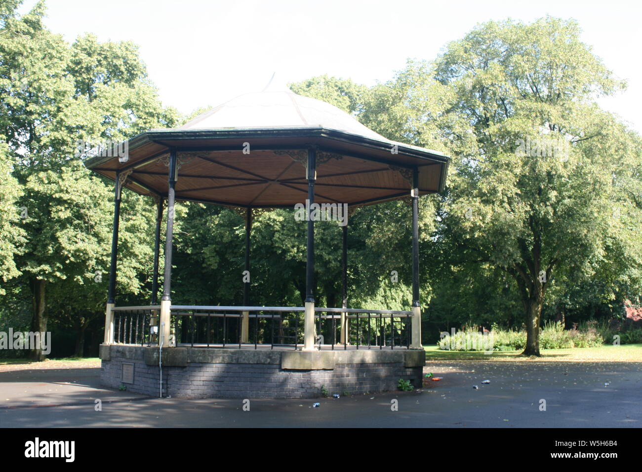 Victorian band stand in Queen's Park, Longton, Stoke-on-Trent Stock Photo