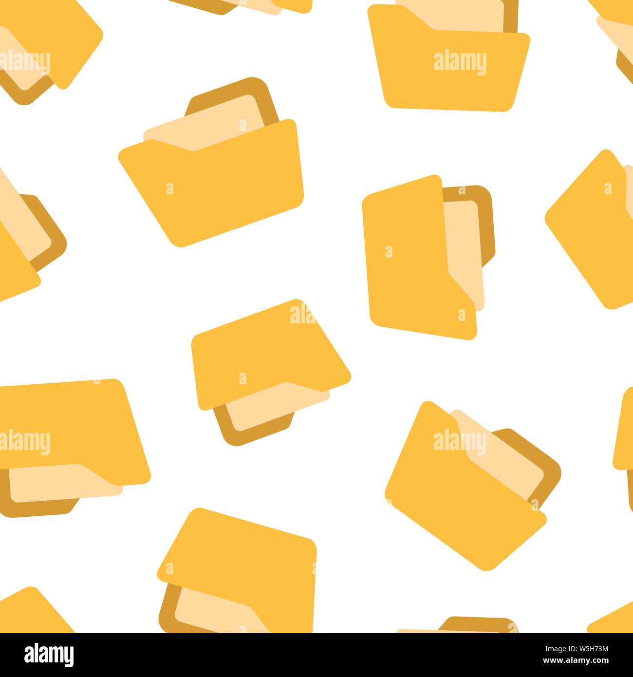 File folder icon seamless pattern background. Documents archive vector ...