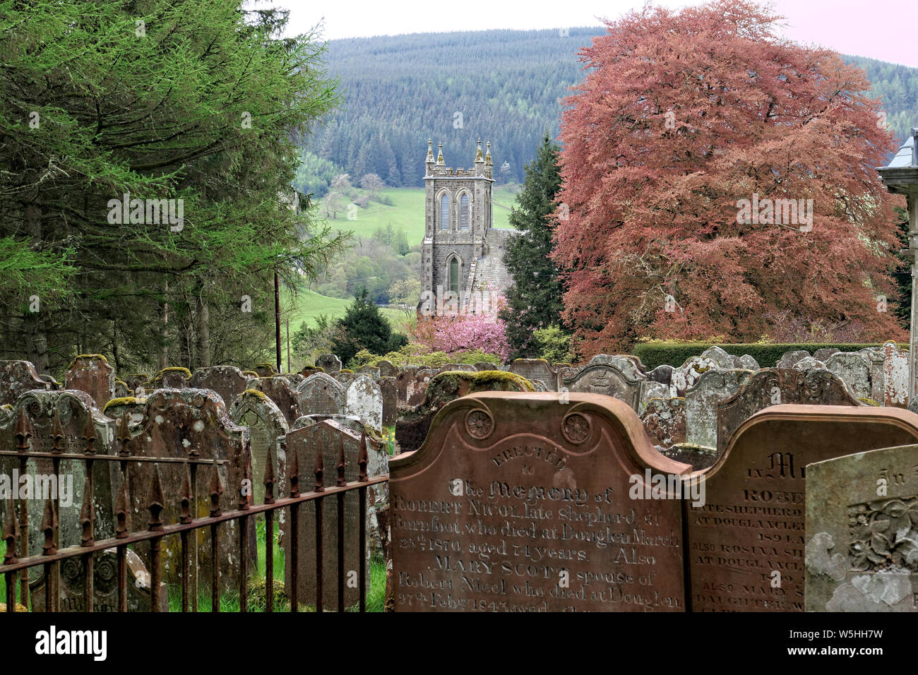 Bentpath Old Cemetery Dumfries Scotland Stock Photo Alamy