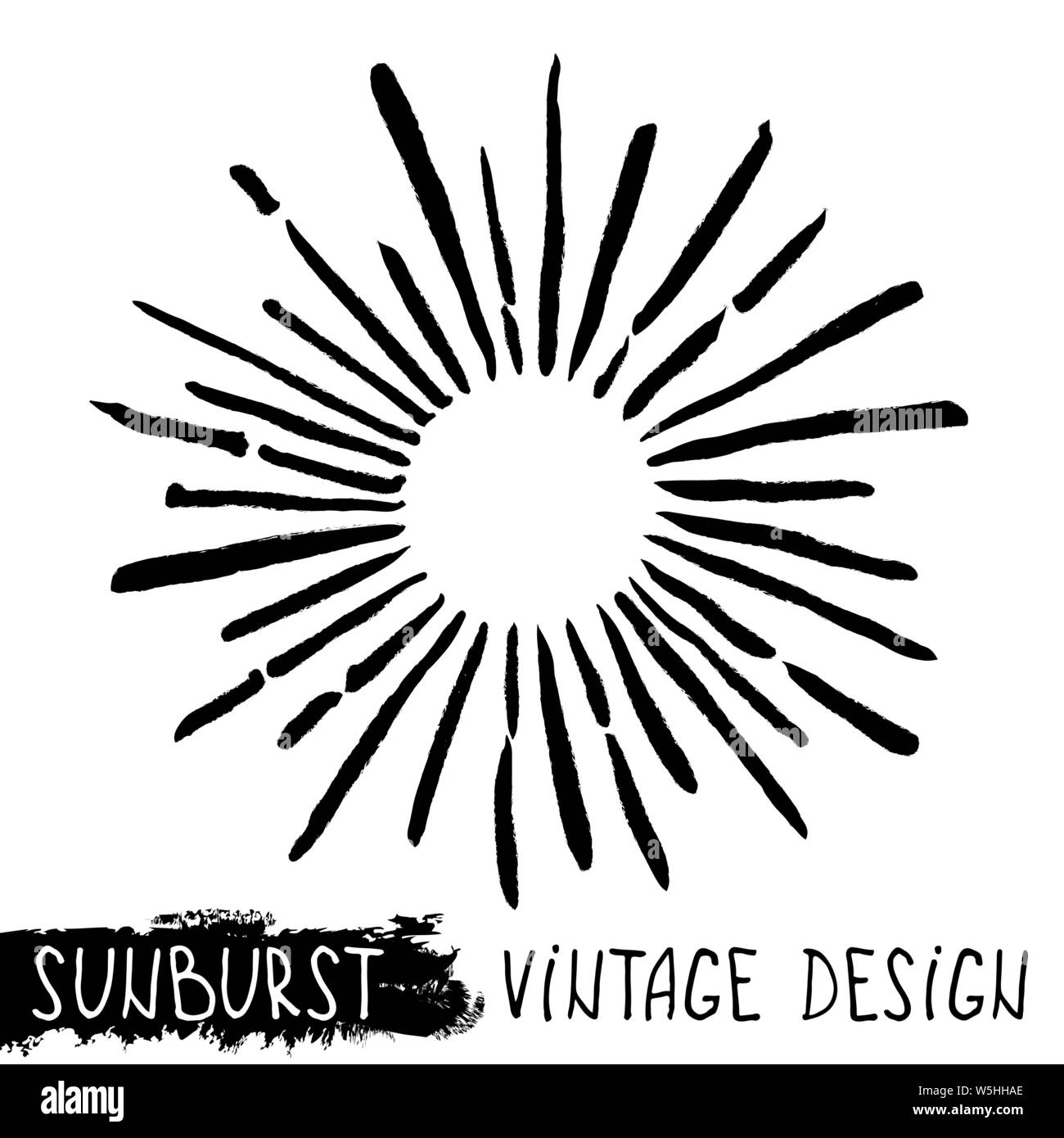 Sunburst Black and White Stock Photos & Images Alamy