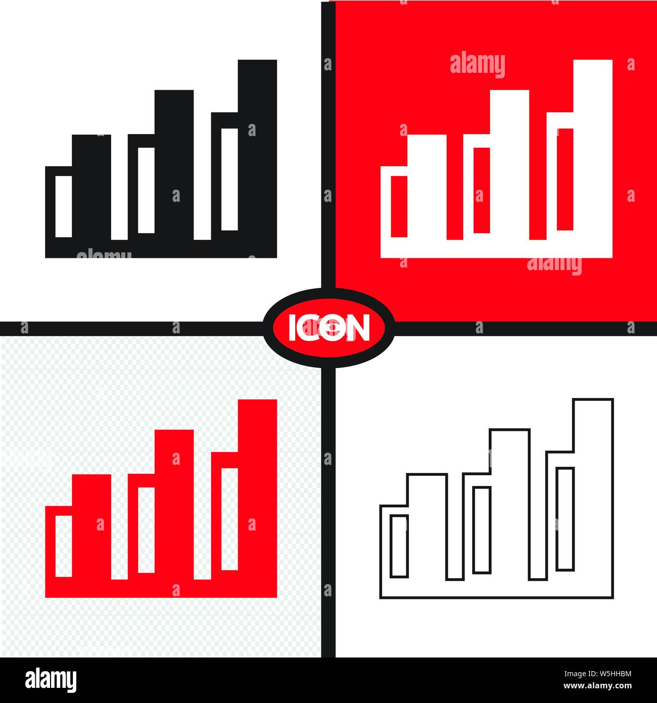 Graph chart icon Stock Vector Image & Art - Alamy