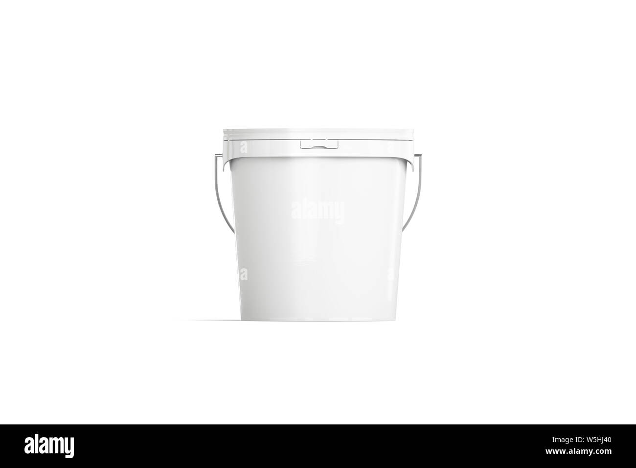 Download Blank White Paint Bucket Mockup Isolated Front View 3d Rendering Empty Package For Ice Cream Or Yougurt Mock Up Clear Sealed Container With Lid Fo Stock Photo Alamy