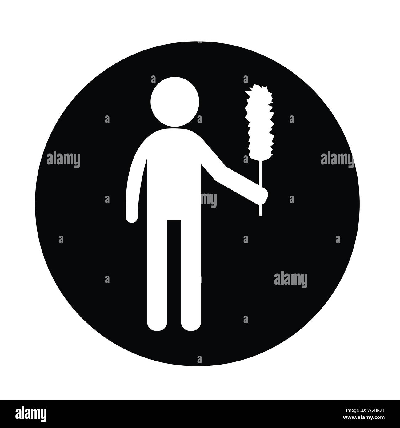 Cleaner Man icon Stock Vector Image & Art - Alamy