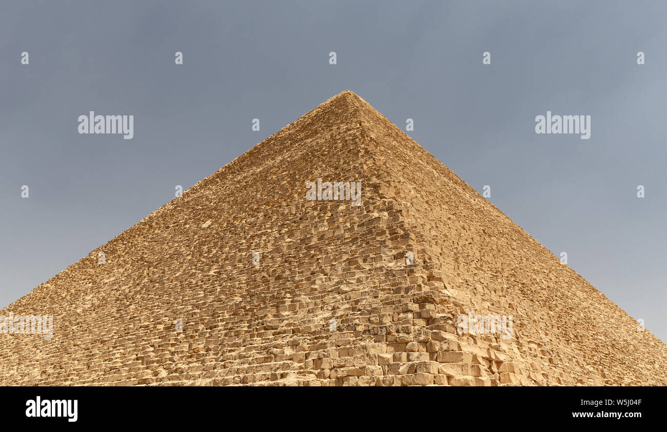 Great Pyramid of Giza in Giza Pyramid Complex, Cairo City, Egypt Stock ...