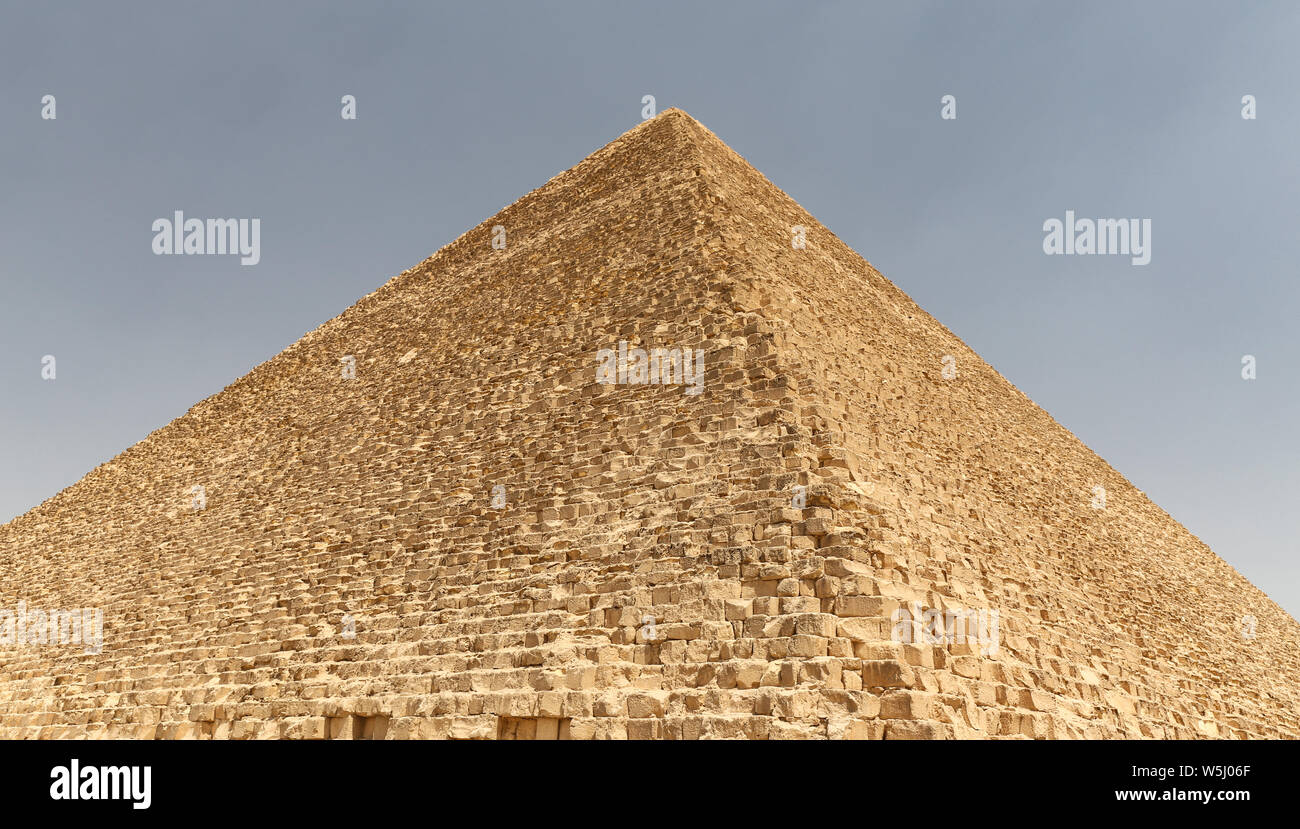 Great Pyramid of Giza in Giza Pyramid Complex, Cairo City, Egypt Stock ...