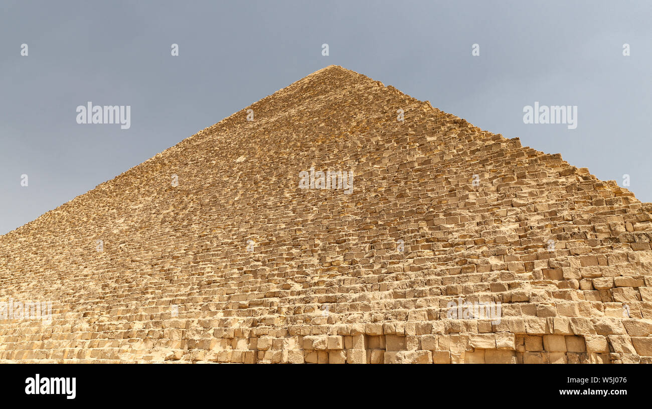 Great Pyramid of Giza in Giza Pyramid Complex, Cairo City, Egypt Stock ...