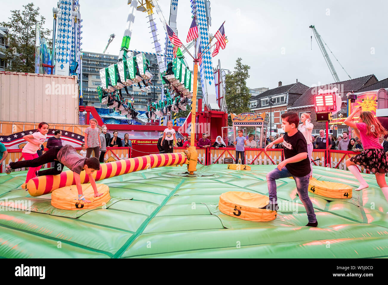 TILBURG - 28-07-2019, Tilburg fair. Tilburgse kermis. Overview. Credit
