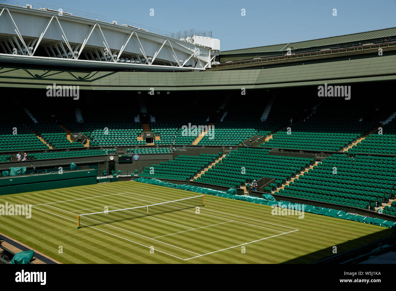 Wimbledon stadium seat hires stock photography and images Alamy