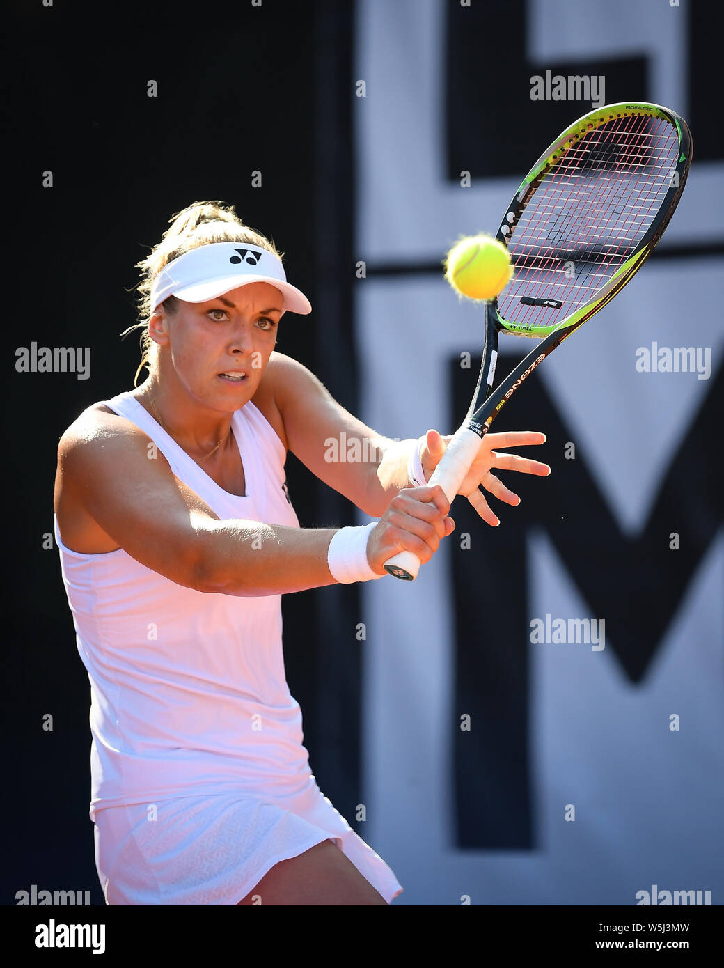 Karlsruhe Rueppurr, Deutschland. 29th July, 2019. Sabine Lisicki (GER). GES/ Tennis/WTA 125k Series Tournament, 29.07.