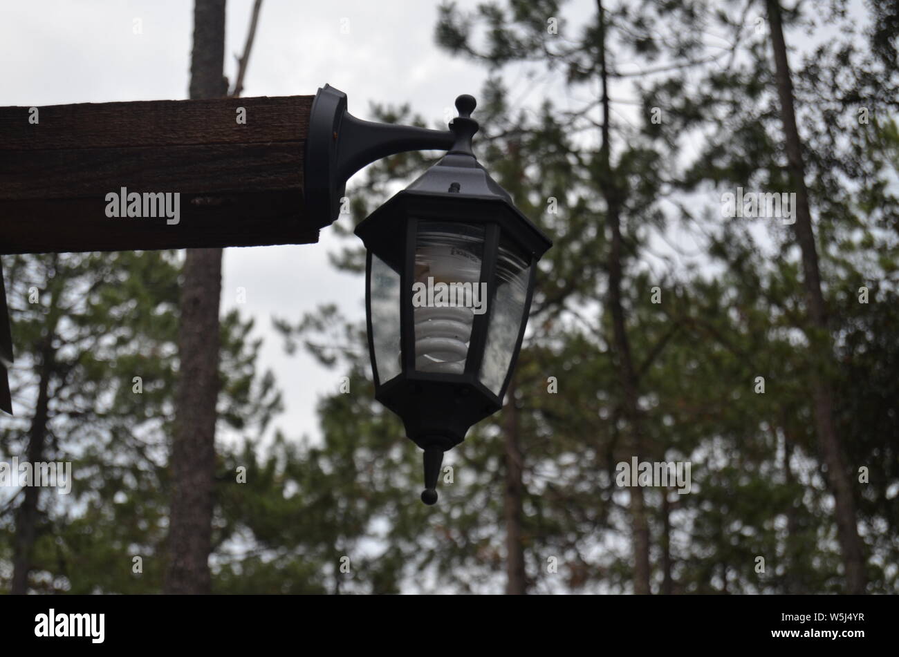 Outdoor Lamp Stock Photo