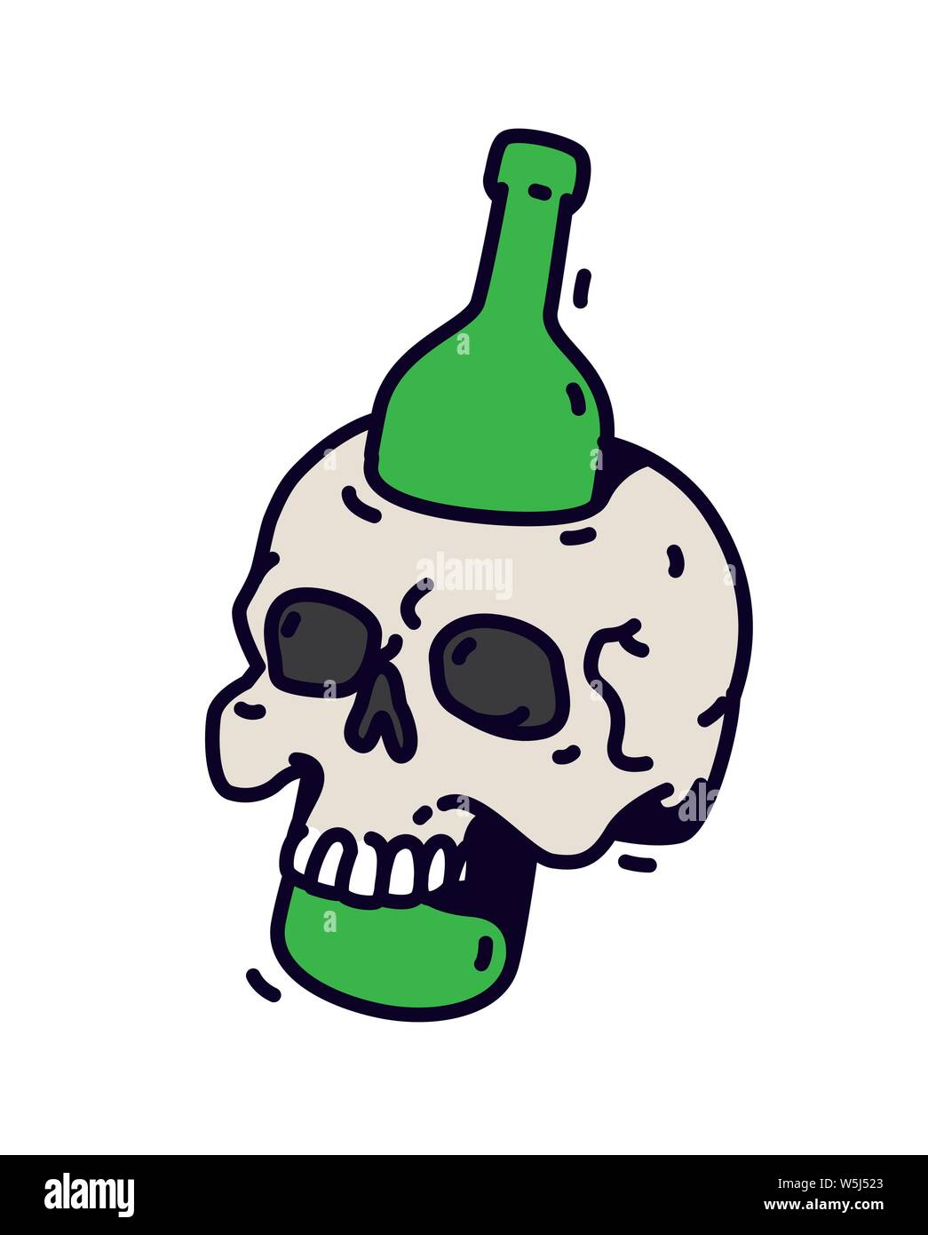 Alcohol warning label Stock Vector Images Alamy