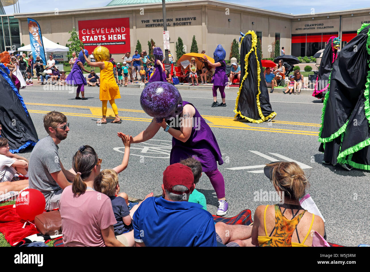 The 2019 Parade the Circle in Wade Oval on June 8, 2019, celebrates its
