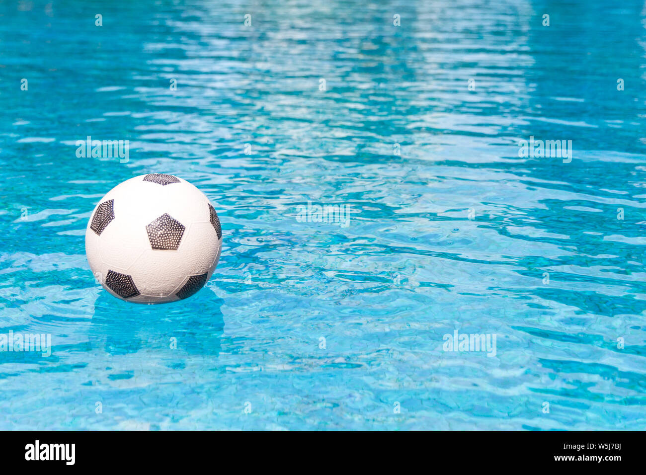 floating soccer ball