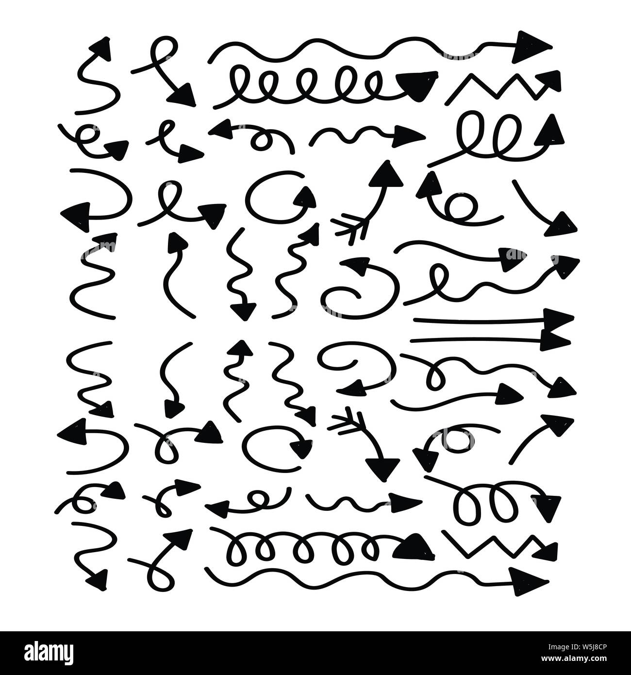 Hand drawn arrow Stock Vector Image & Art - Alamy