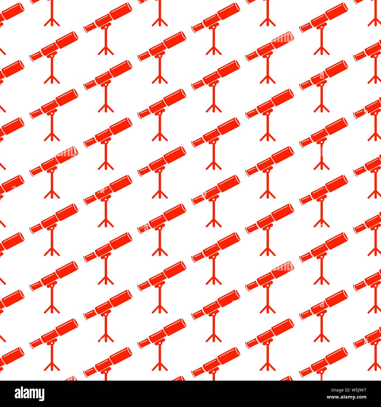 Pattern background Telescope Icon Stock Vector