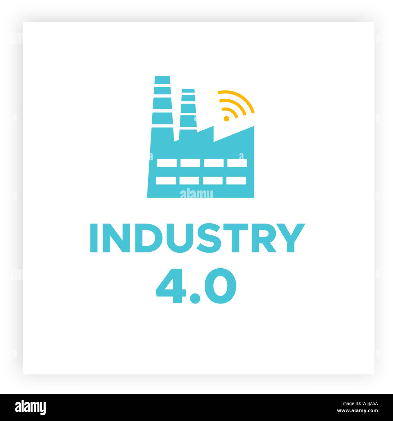 Factory Icon Blue