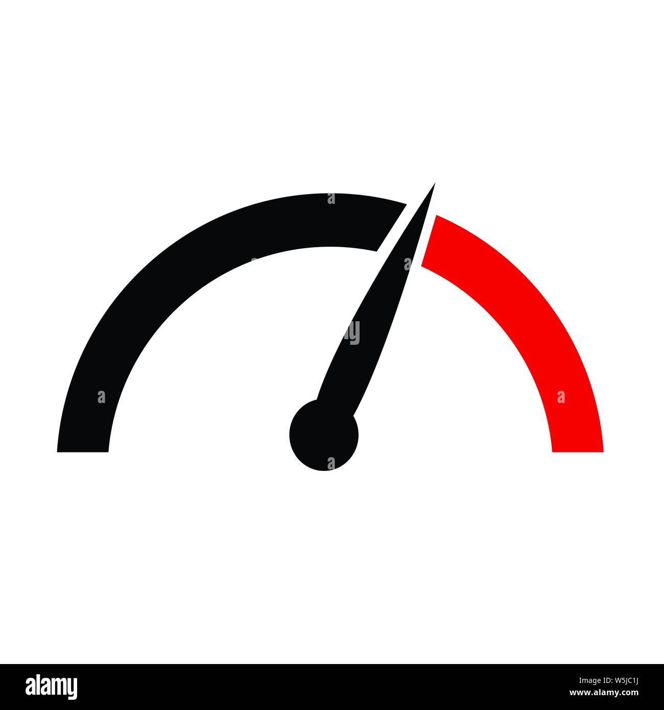 Speedometer icon Stock Vector