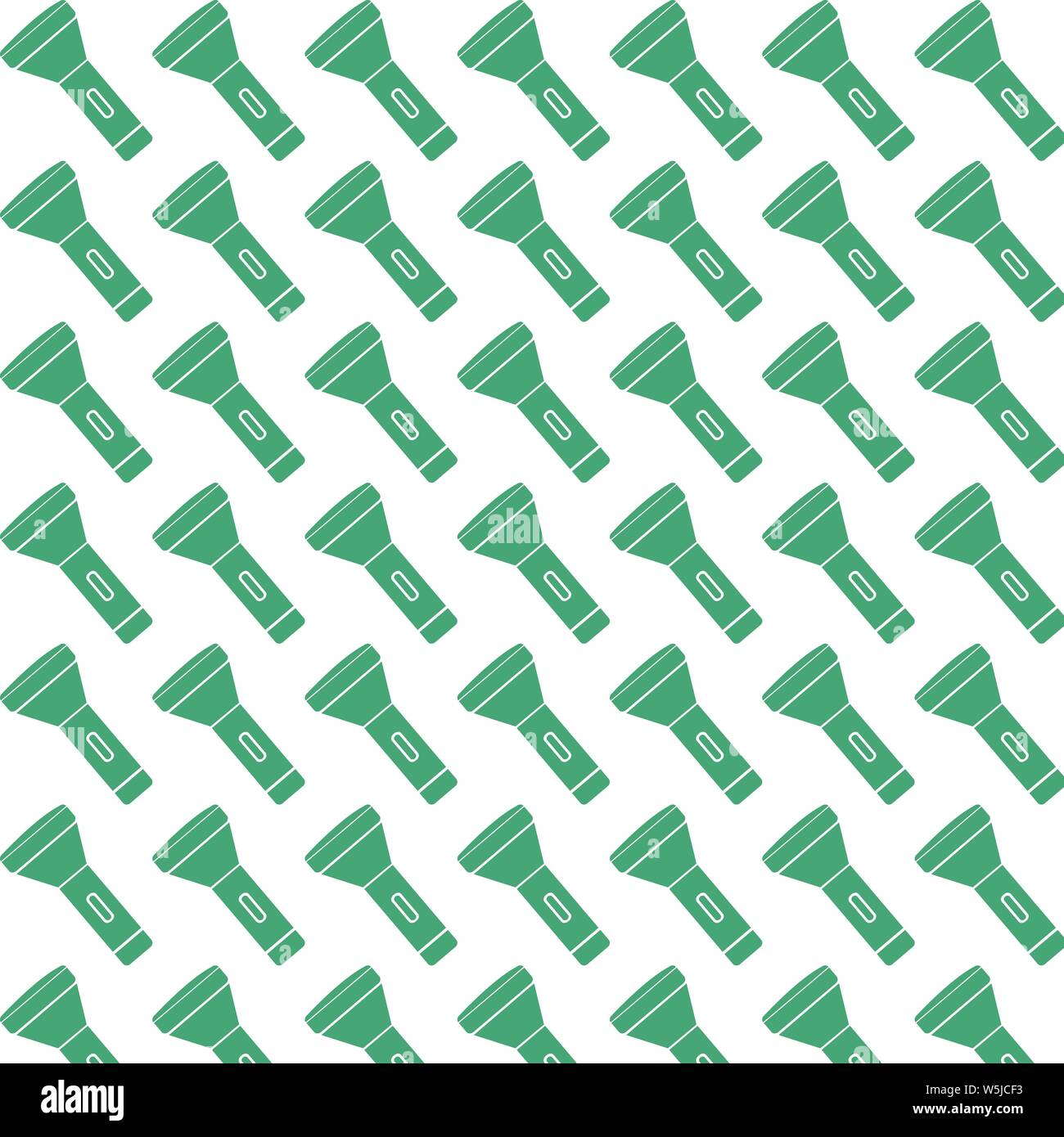 Pattern background flashlight icon Stock Vector