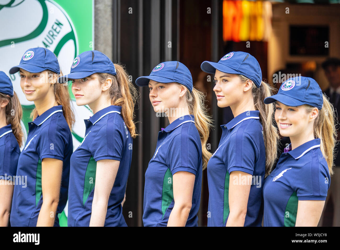 London UK July 14 2019. Photographer taking pictures of sporty