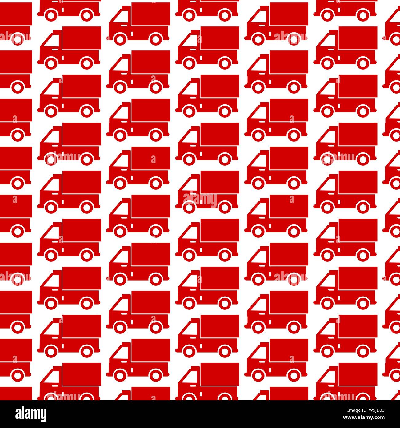 Pattern background truck icon Stock Vector