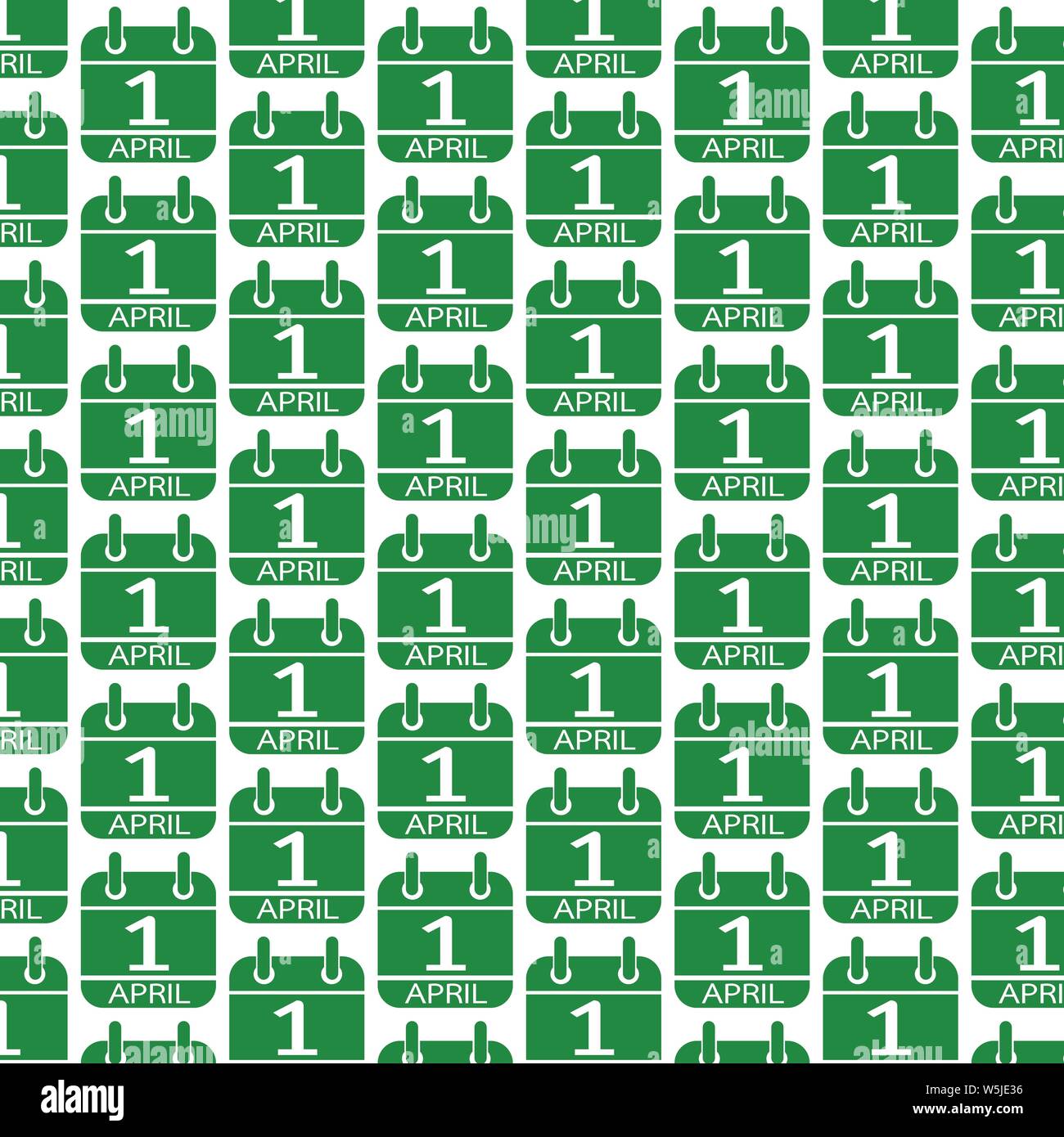 Pattern background Calendar of April Fools day icon Stock Vector Image ...