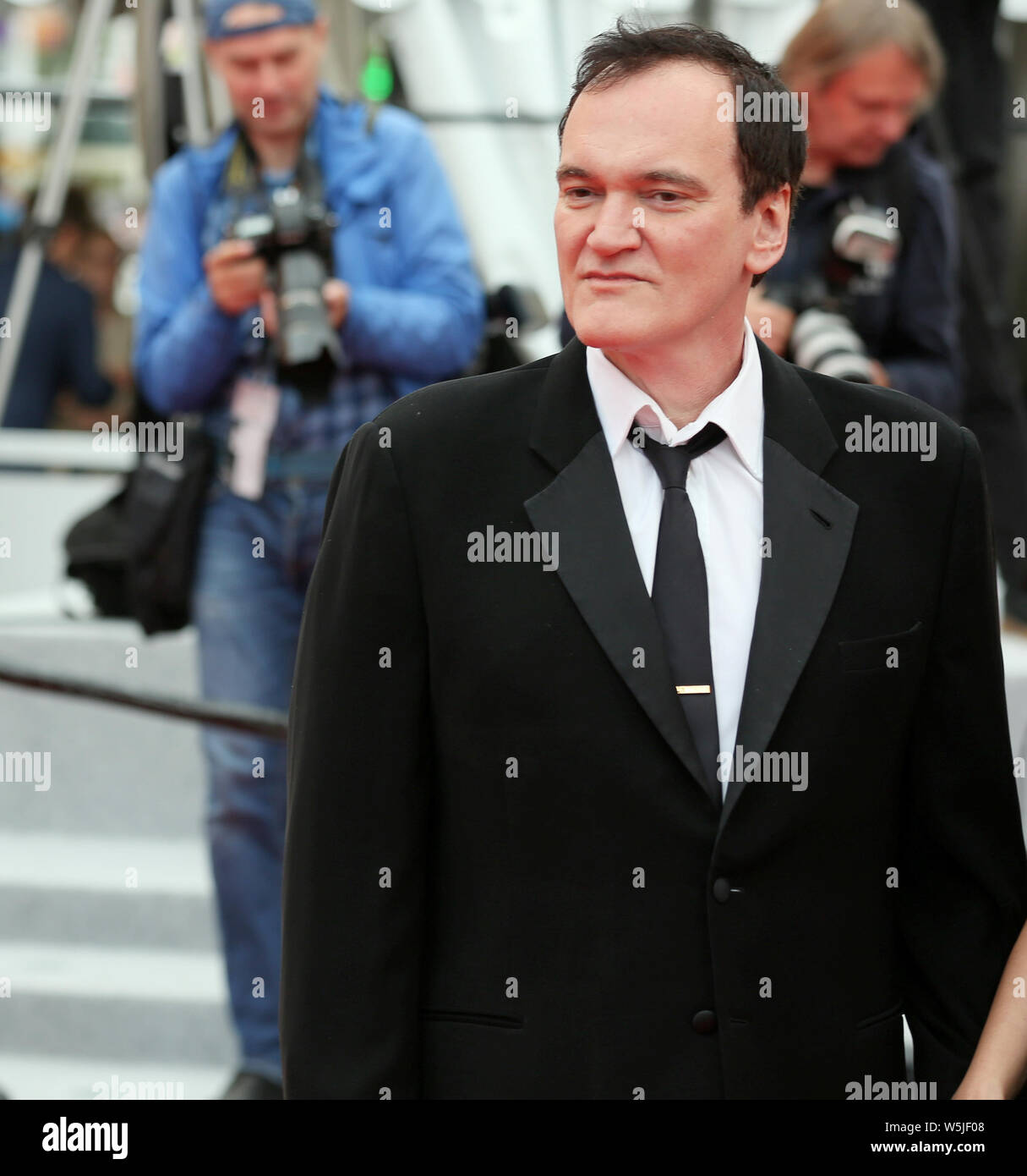 CANNES, FRANCE - MAY 18: Quentin Tarantino attends The Wild Goose Lake screening during the 72nd Cannes Film Festival (Mickael Chavet) Stock Photo