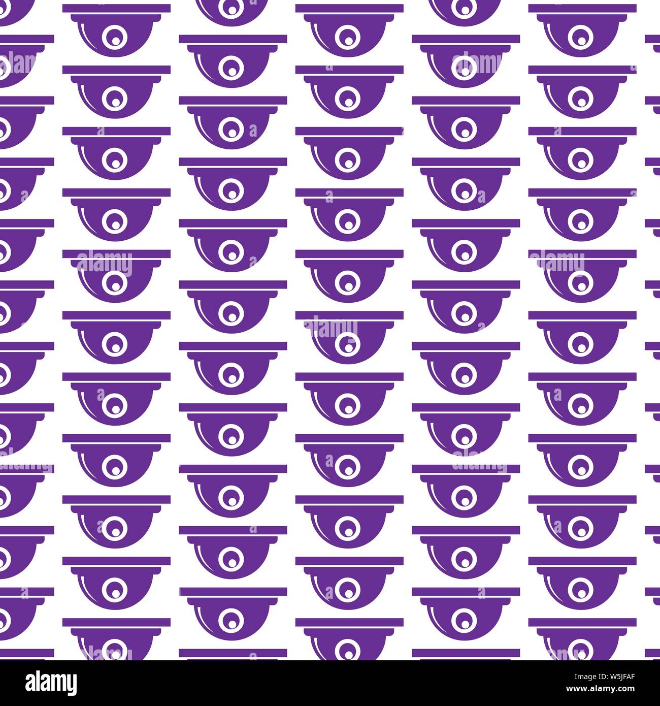 Pattern background CCTV Camera Icon Stock Vector
