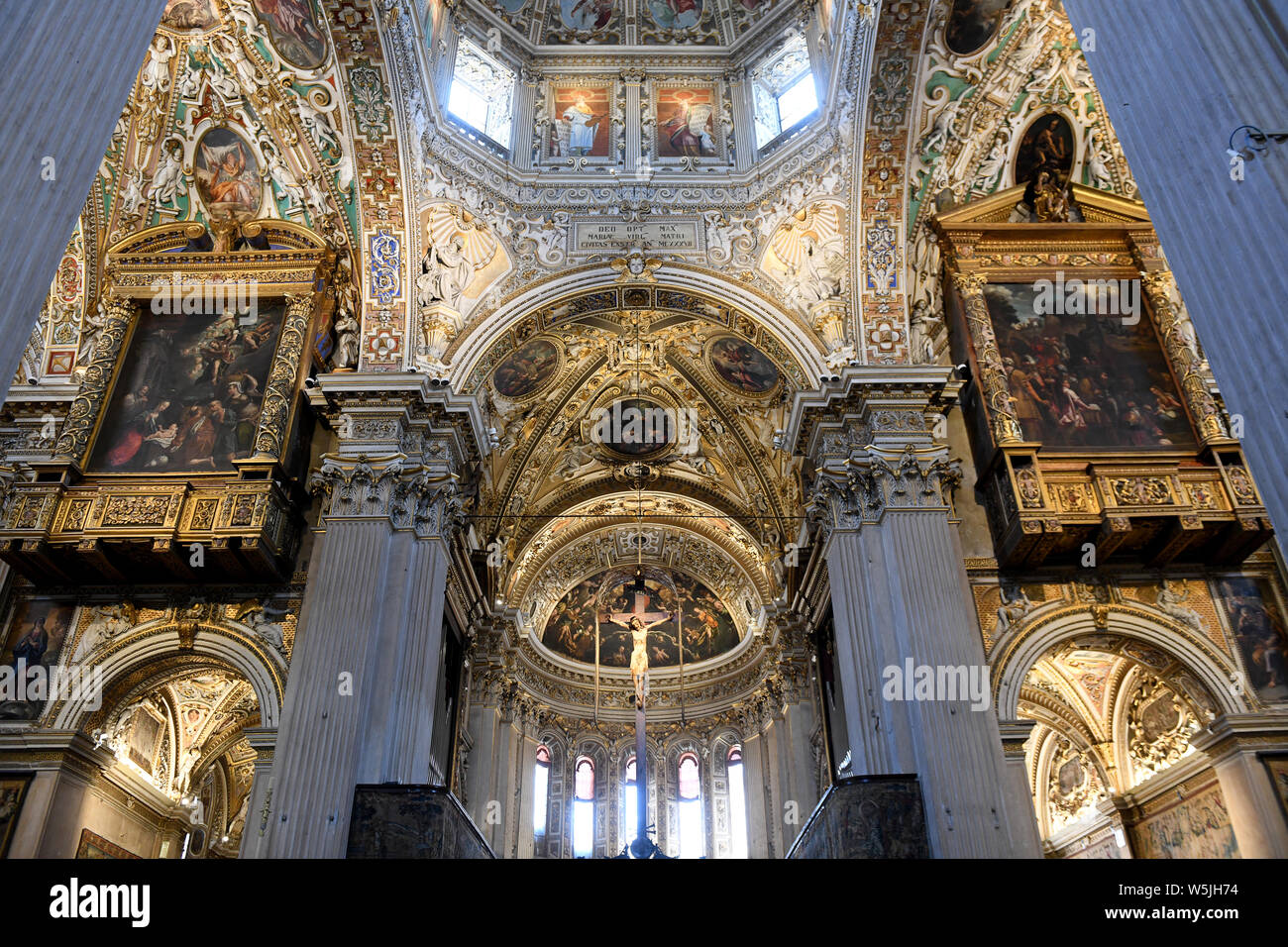The Cathedral in Bergamo, Lombardy, Italy Stock Photo