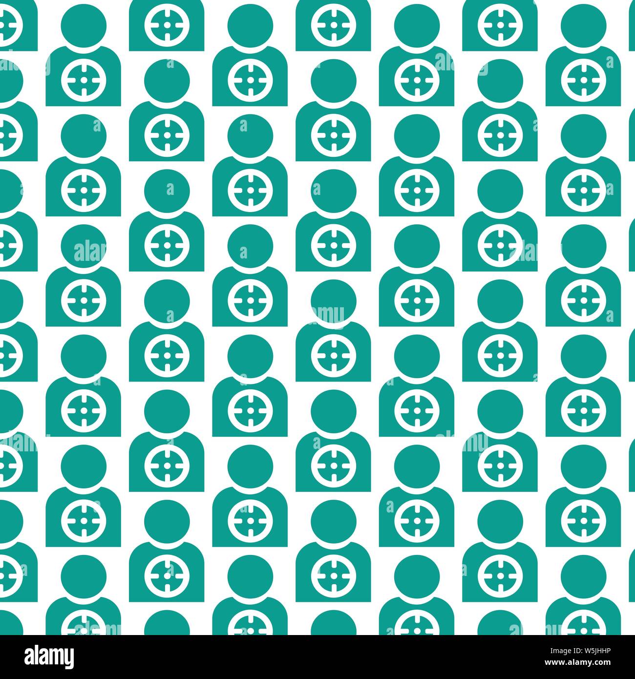 Pattern background Target icon Stock Vector
