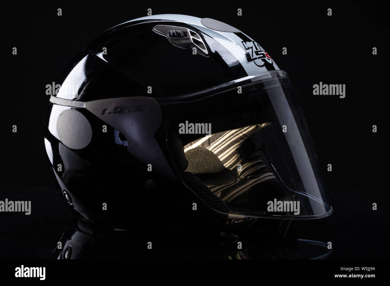 Moto Helmet High Resolution Stock Photography and Images - Alamy
