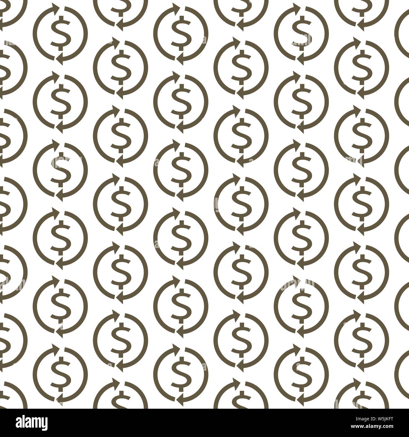 Pattern background Money dollar sign icon Stock Vector Image & Art - Alamy