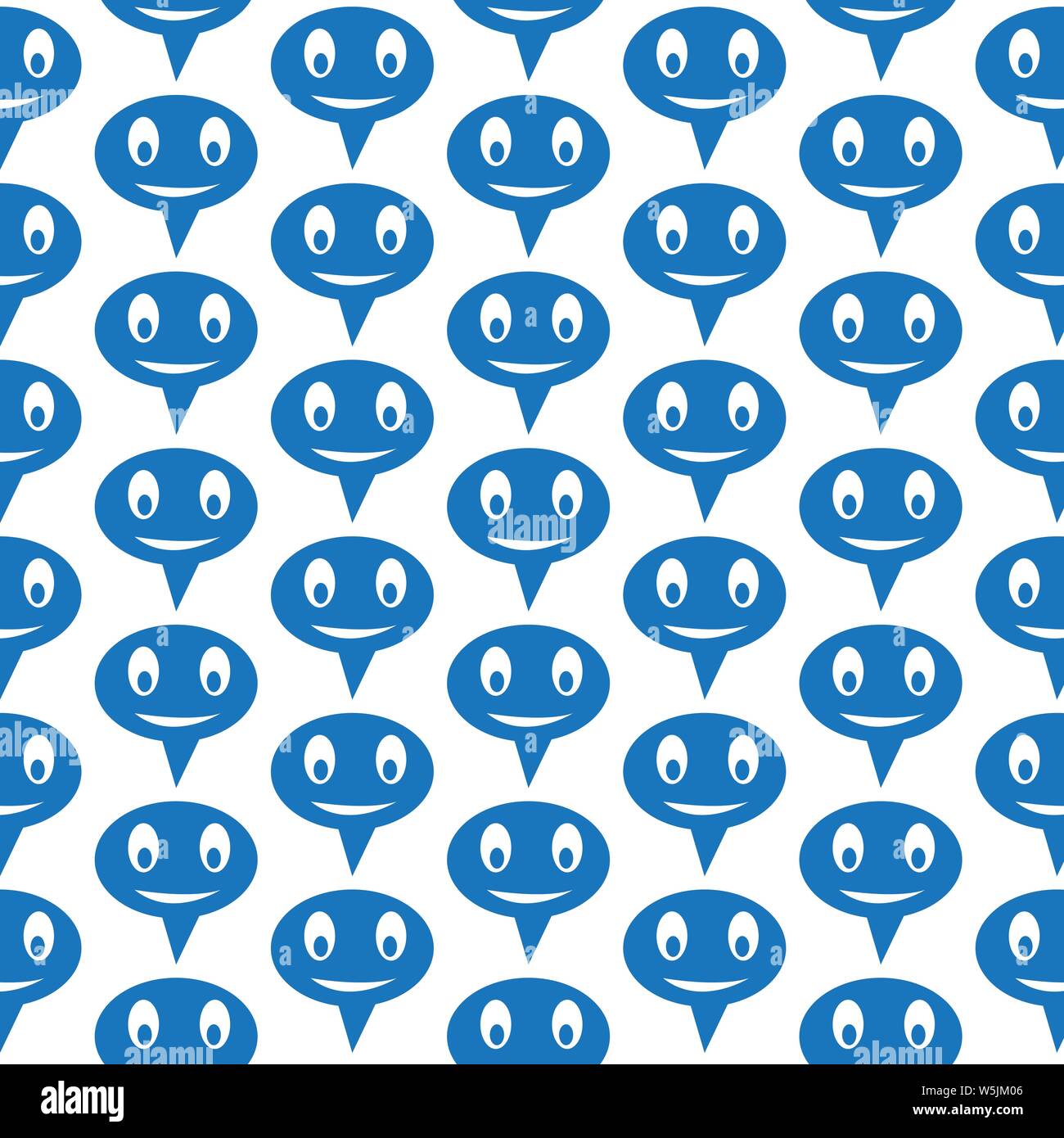 Pattern background talking speech bubble icon Stock Vector Image & Art ...